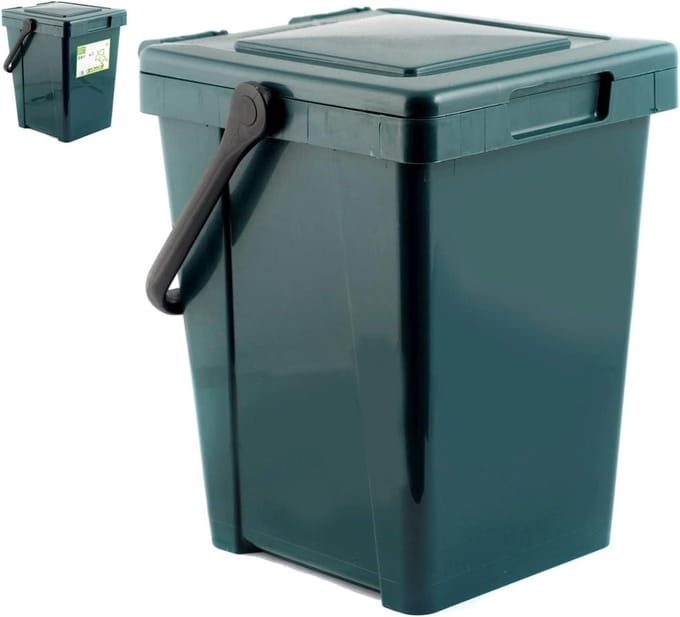 Home Minmax+ Green Plastic Container voor Compostels, 25 liter