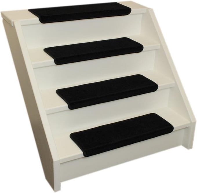 Elite Trapmatten - 15 stuks - Elite-Soft Zwart - 62x19x3,5cm - Rechthoekig - zelfklevend