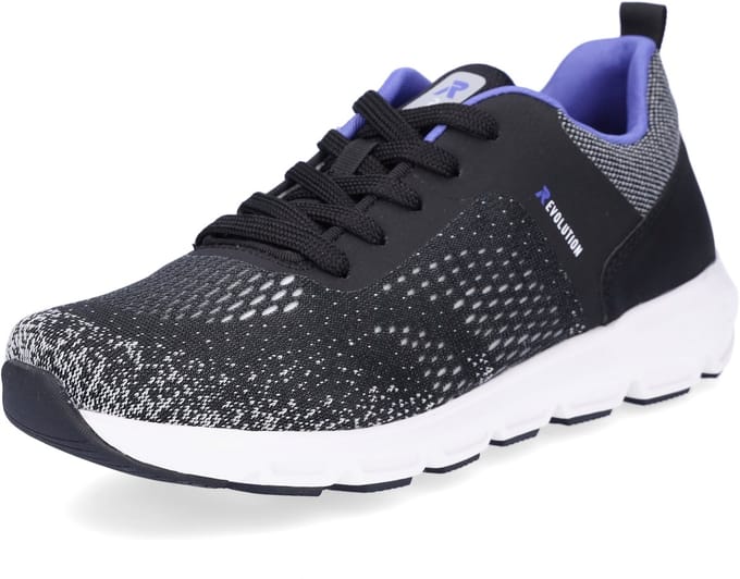 Rieker Evolution Mesh Sneaker zwart