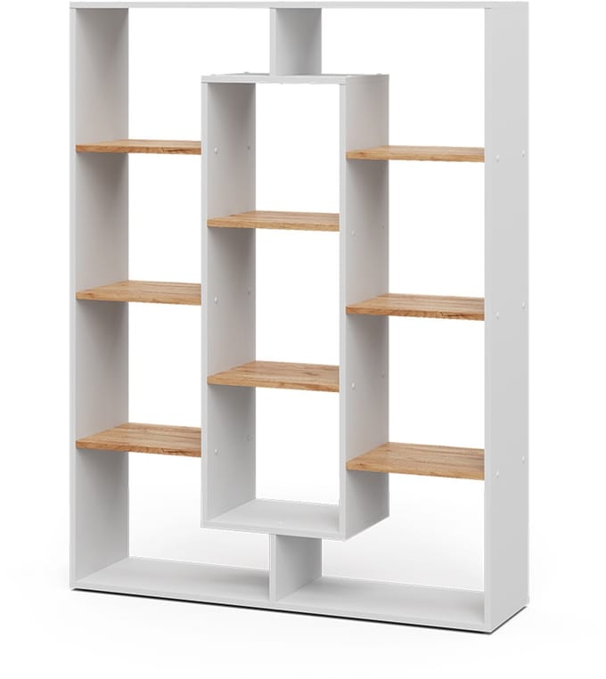 Vicco Ruimteverdeler – 107.2 x 143 cm Eik wit/goud