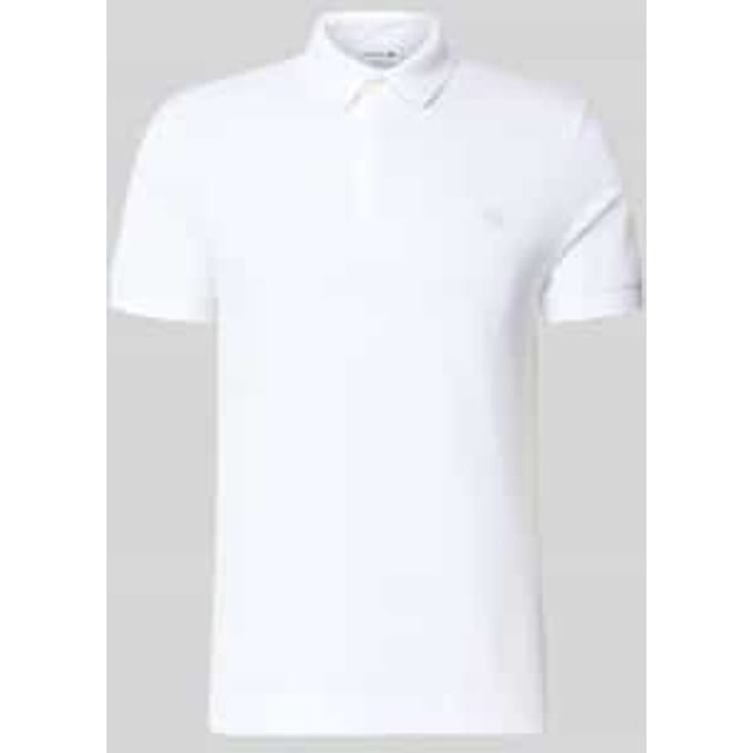 Lacoste Heren Poloshirt - White - Maat S