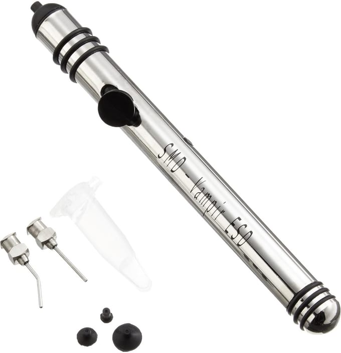 Vacuüm Pipet - Componenten Handler - Precisie Werk - Antistatisch Ontwerp - 150 mm Lengte - Zilverkleurig