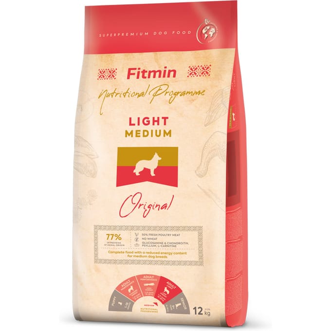 Fitmin Programma Medium Light - Dubbelpak: 2 x 12 kg