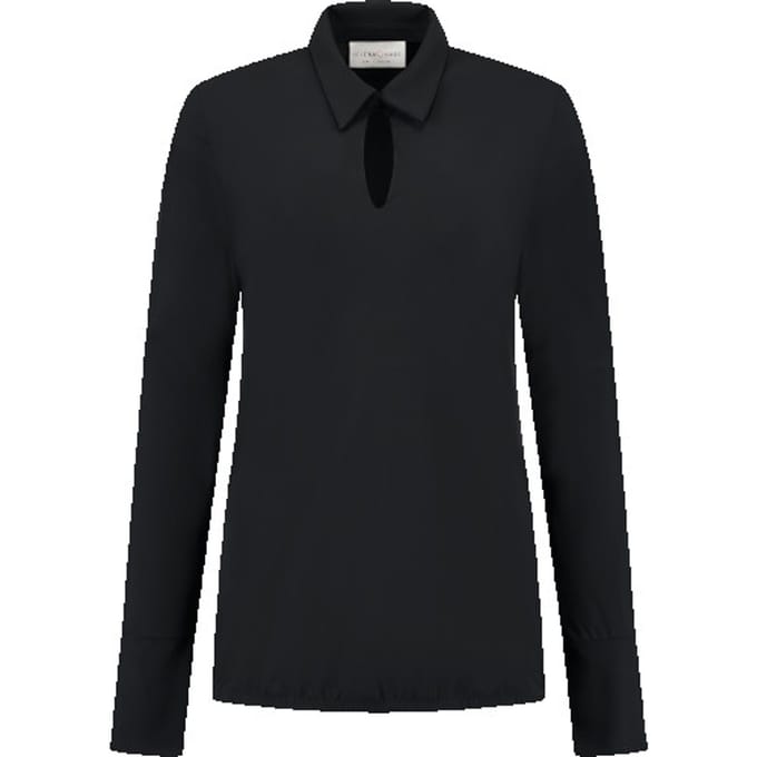 Blouse Helena Hart 7577 Top Nola Transfer Zwart