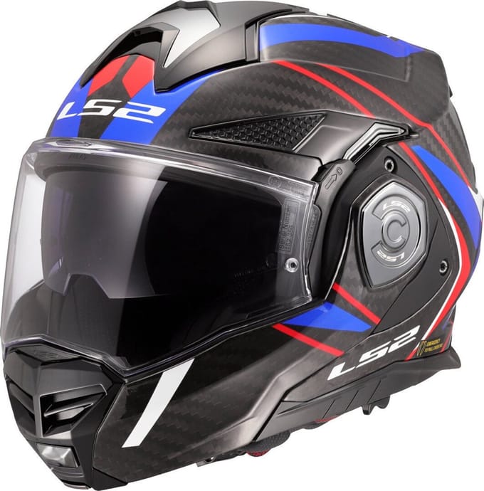 LS2 FF901 Advant X C Future II Wit Blauw 06 Systeemhelm - Maat M - Helm