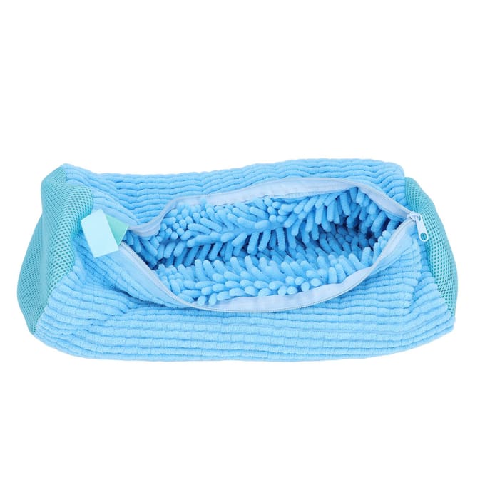 Sac à linge pour chaussures Protection fiable Réutilisable Prévient la déformation Machine à laver les chaussures efficace bleu