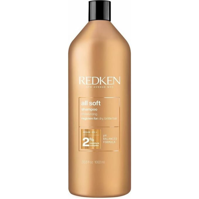 Redken All Soft Shampoo - 1000 ml