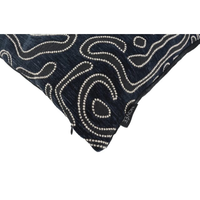 NOVÉE Sierkussen chenille flow | 45 x 45 cm | velvet/polyester