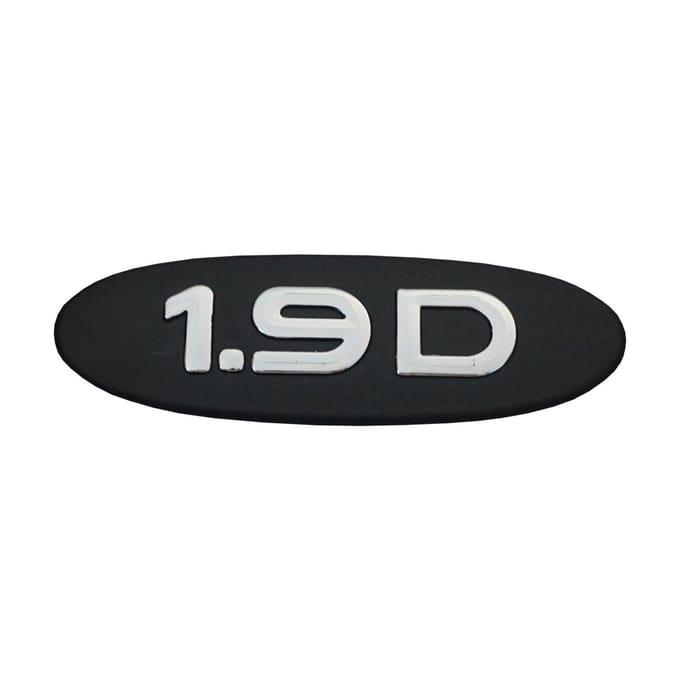 Emblème monogramme BSP569 noir 1.9D pour Renault Kangoo 1998-2007 8200120852