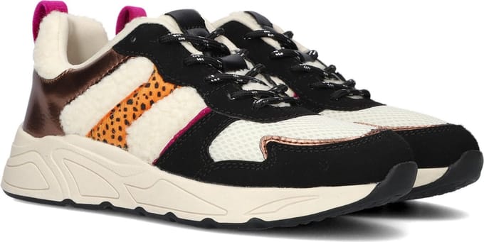 Omoda Zoë Lage sneakers - Meisjes - Zwart - Maat 39