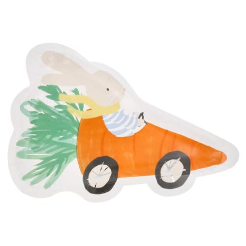 Meri meri pasen borden - racing car bunny