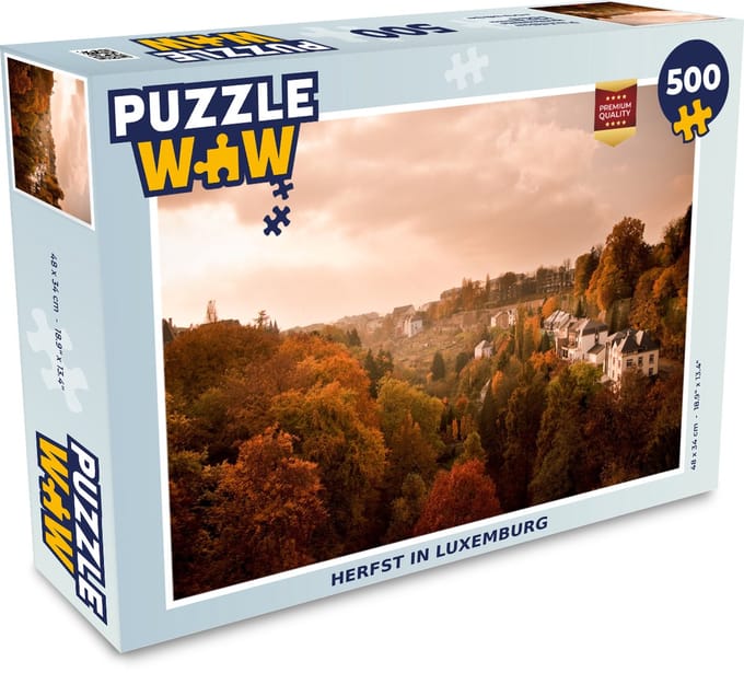Puzzel Herfst in Luxemburg - Legpuzzel - Puzzel 500 stukjes