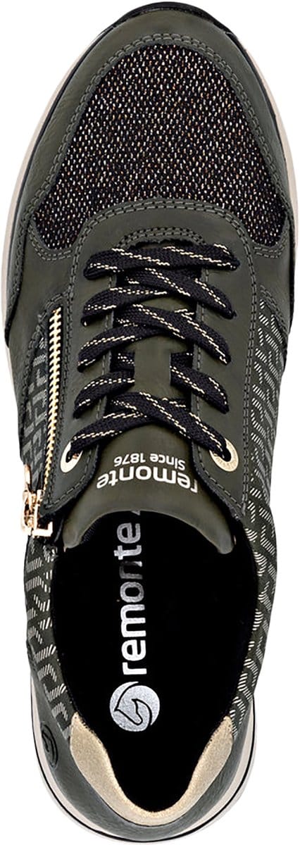 Gloria-sneakers met veters en rits