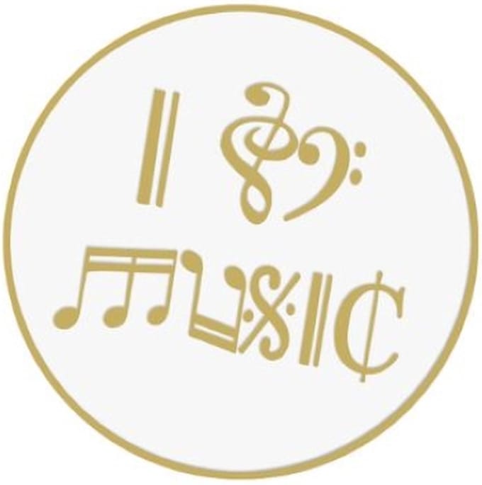 Pin Broche - enamel pin - kledingspeld - I love music