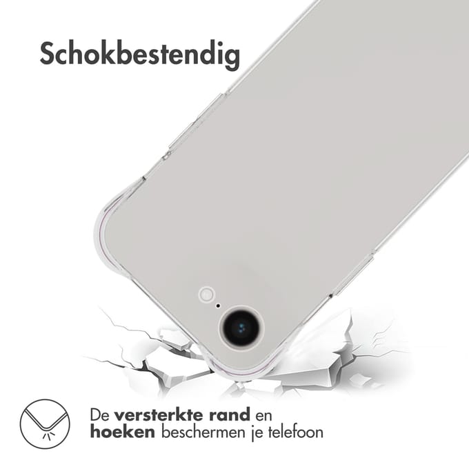 imoshion Hoesje - Geschikt voor Apple iPhone 17e / 16e - Shockproof Case - Transparant