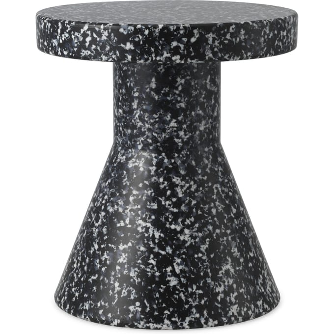 Normann Copenhagen Bit Stool Cone Kruk - zwart/wit