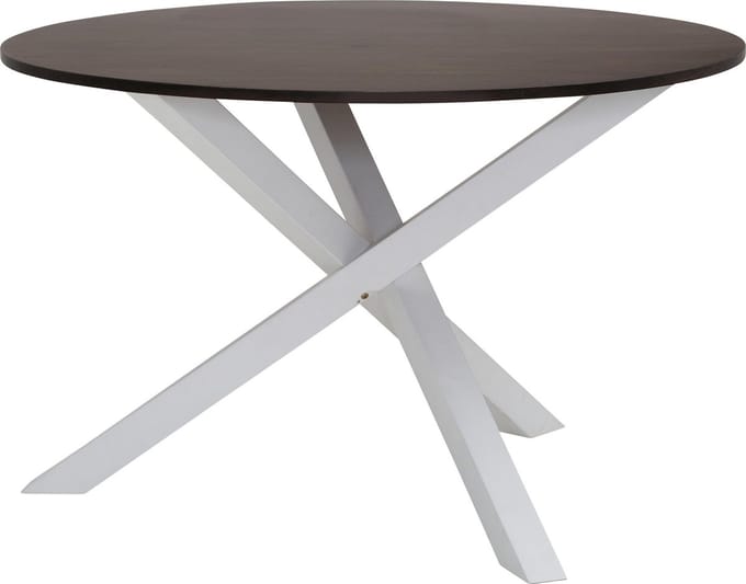 Bristol-Eettafel Rond - 120 cm - Bruin Eikenlook
