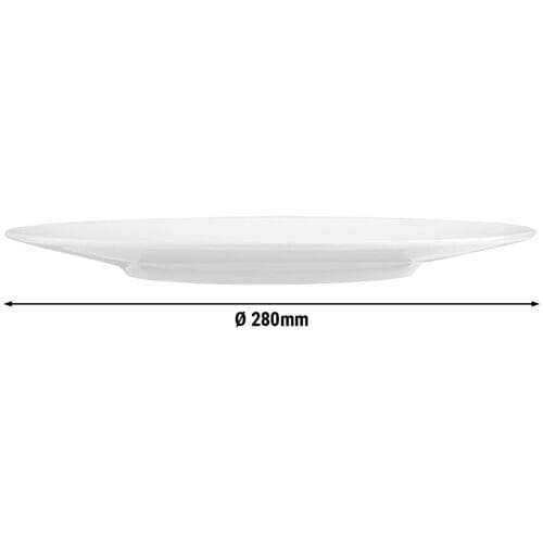 (6 stuks) SELTMANN WEIDEN Bord - plat - Ø 280mm - Wit
