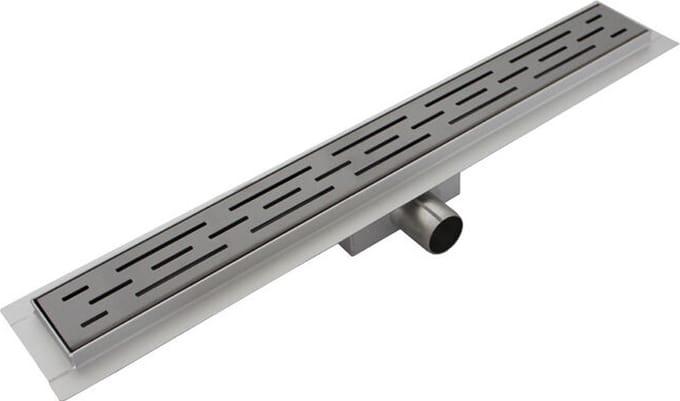 RVS Douchegoot 70 cm Geborsteld Gun Metal
