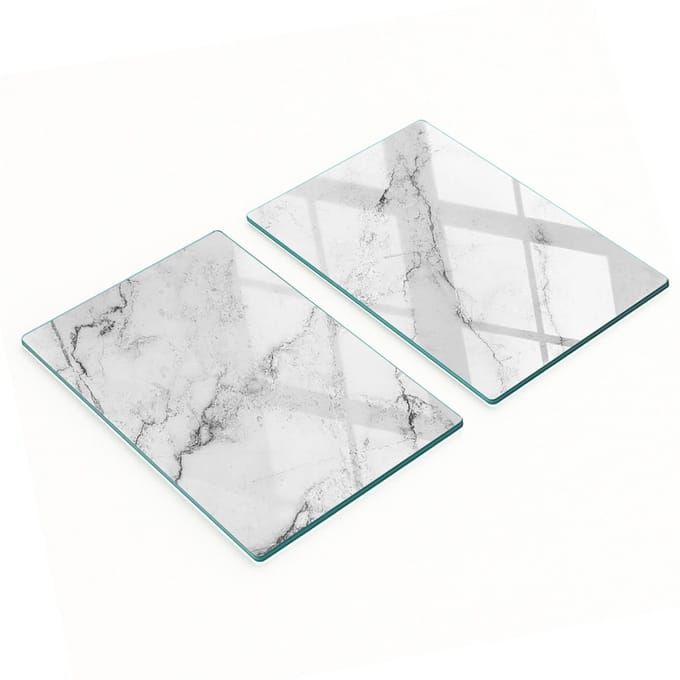 Multifunctionele decoratieve keukenplanken van gehard marmer, 2x40x52 cm