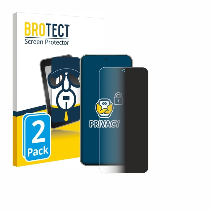 BROTECT - privacy screenprotector voor OnePlus 13T - Folie Beschermfolie Blauwlichtfilter 2 Stuks