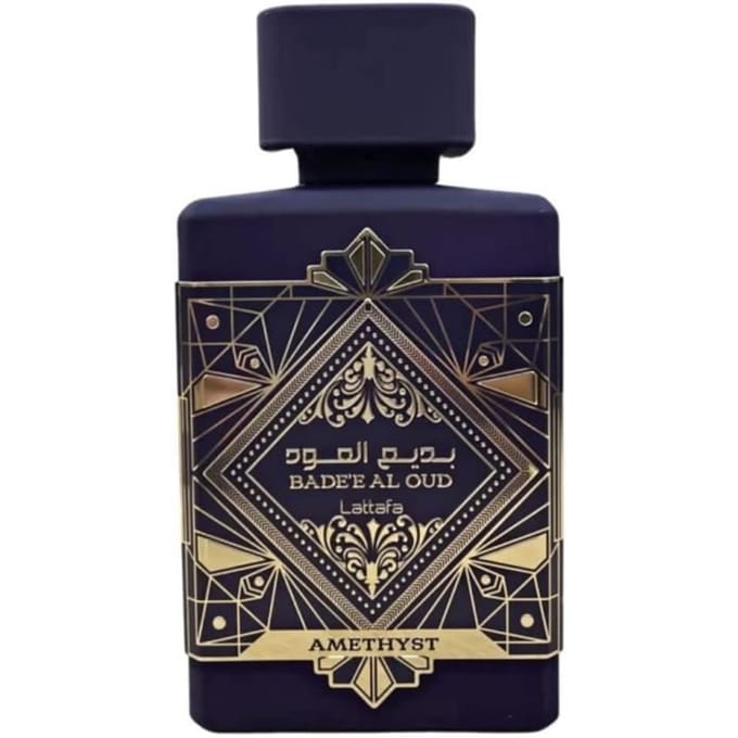 Eau de Parfum - LATTAFA - Badee Al Oud Amethyst (Groene Velly) - Unisex - 100 ml - Kleur groen