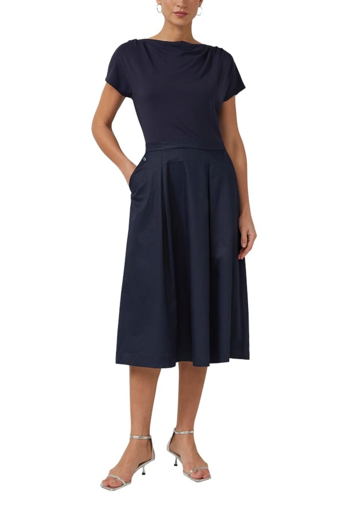 s.Oliver  Dresses Marine Größe: 34 | Midikleider Outlet | Damen