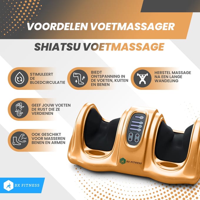 BX Fitness® 3D Foot Massage Device-Goud