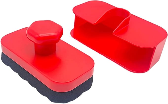 Banden Glans Applicator - Velgen Borstel - Auto Onderhoud - Met Deksel - 14.2 cm - Zwart