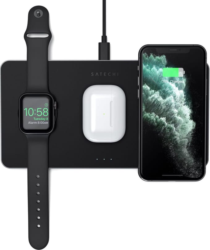 Satechi Trio Wireless Charger With Magnetic Pad