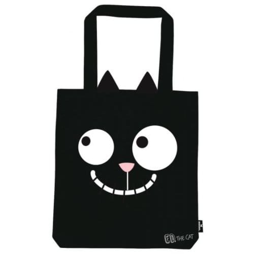 Ed, the cat katoenen tas, formaat 39 x 42 cm. - catitude