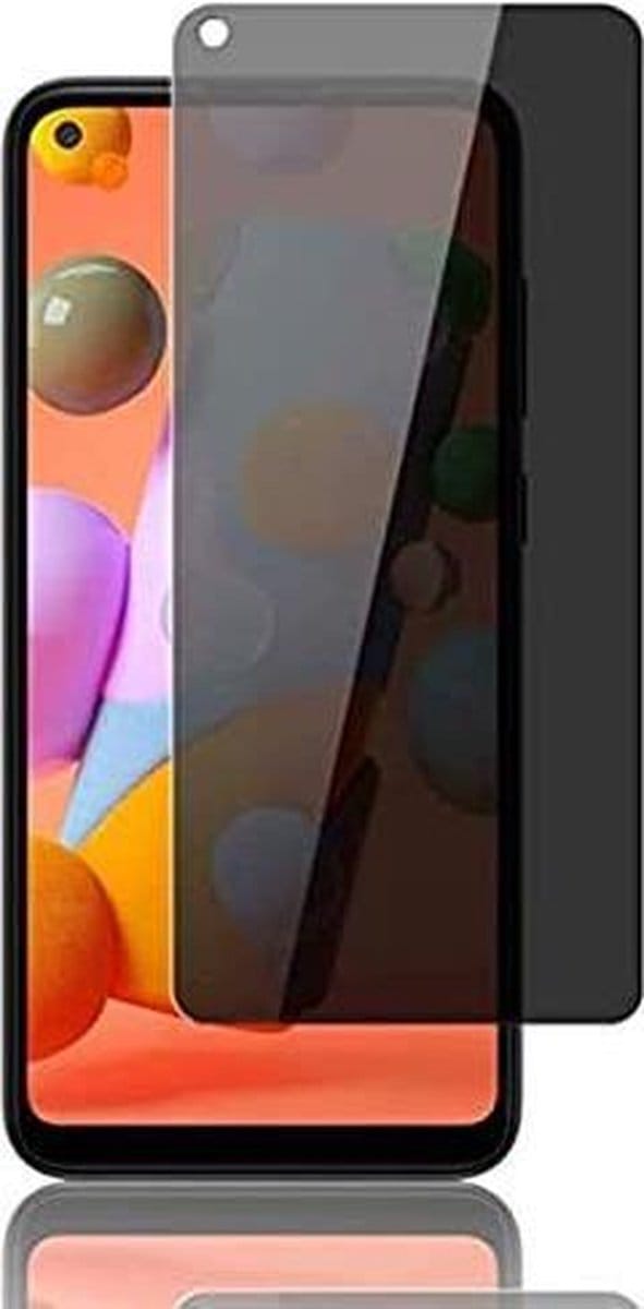 Privacy Screenprotector Glas - Tempered Glass Screen Protector Anti-Spy Geschikt voor: Samsung Galaxy A11 Screen Protector [2-Pack] Privacy anti-spion