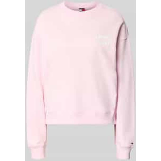 Boxy fit sweatshirt van puur katoen