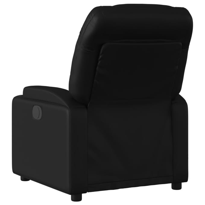 vidaXL - Relaxfauteuil - Zwart - Kunstleer