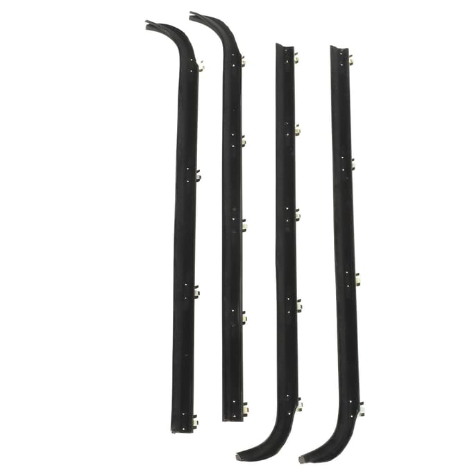 4 stuks Auto Raam Afdichtstrip E7TZ1521452A Vervanging Voor Oude Carrosserievorm Pickup Full Size Bronco black
