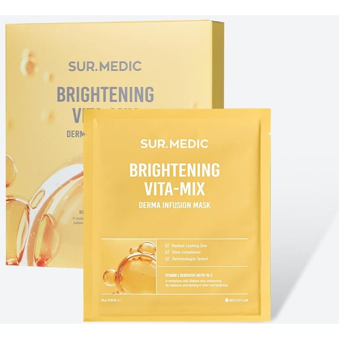 NEOGEN Sur.Medic+ Derma Infusion Mask Verhelderend Vita-Mix 28g*10 vellen beige