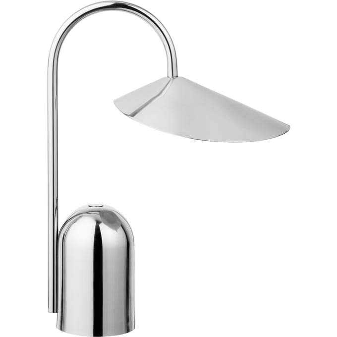 Ferm Living Arum draagbare lamp - roestvrij staal