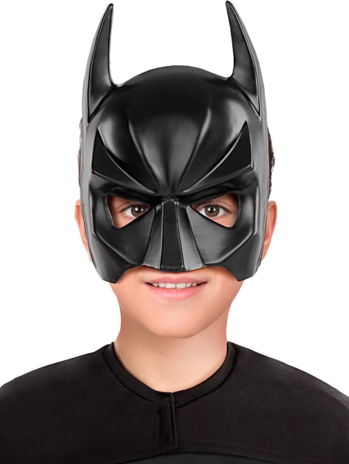 FUNIDELIA Batman Masker voor jongens - Zwart