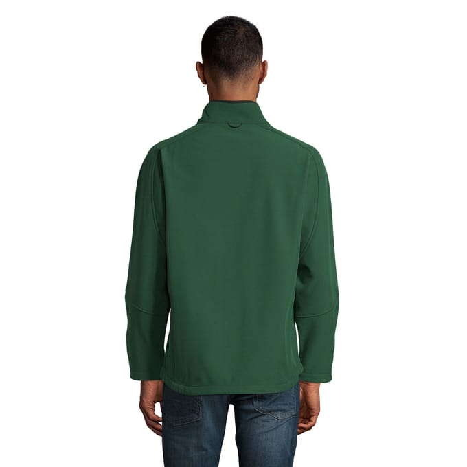 SOLS Heren Relax Soft Shell Jas (Fles groen)