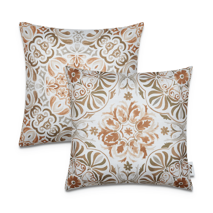 Kussensloop Chino beige 45x45 cm, 2 stuks
