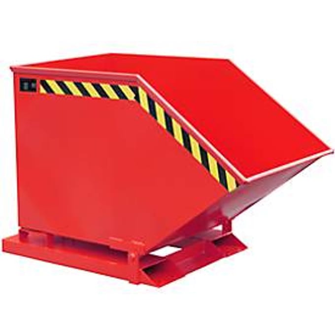 Kiepcontainer KK 400, rood (RAL 3000)