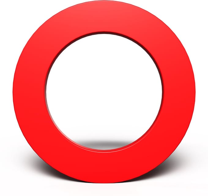 Bull's Plain PU Surround - Red - Bescherming