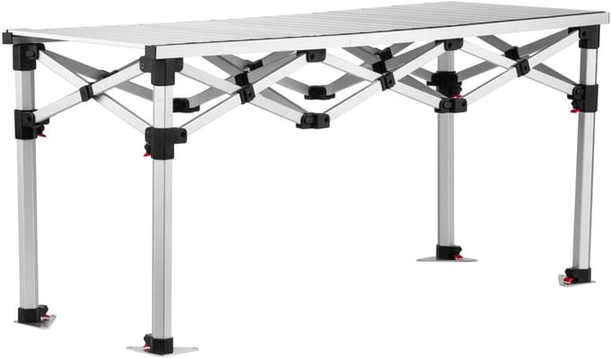 Easy Up Tafel 150 cm aluminium Grizzly Outdoor