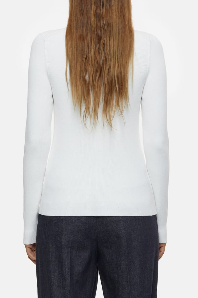 Closed Crew Neck Long Sleeve Knits Ivory Taglia: L | Maglioni a maglia Outlet | Donna | Bianco