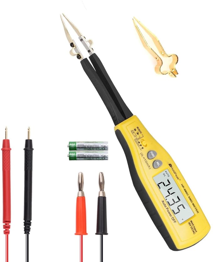 Draagbare digitale multimeter met automatische scan en vervangende testpennen