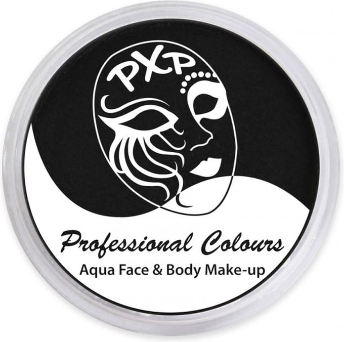 PXP Professional Colours - Schmink - 10 gram - Black - Zwart - Halloween - Piet
