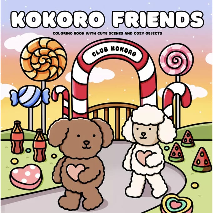 Kokoro friends kleurboek 4 jr +