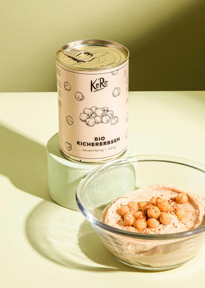 Bio kikkererwten in blik 240 g