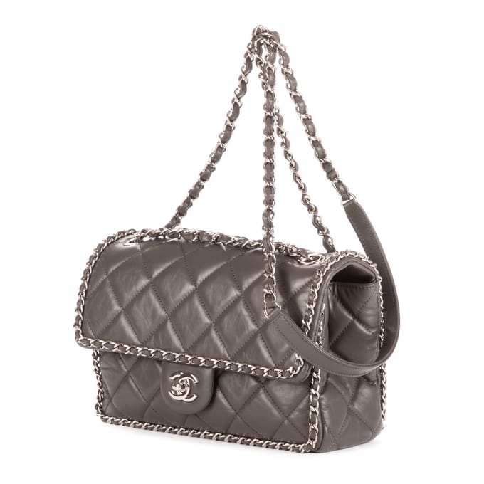Chain-Around Small Single Flap  Schoudertas