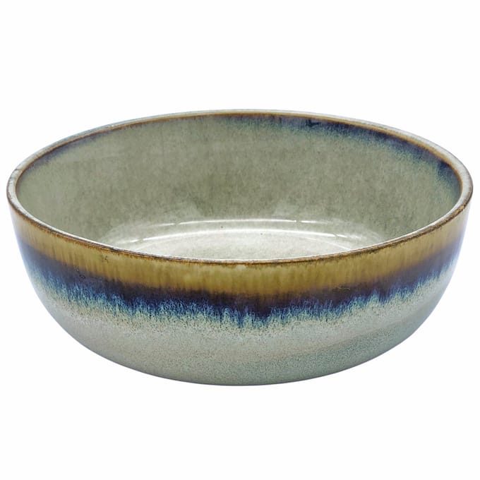 Lavandoux - Kom - Reactief Glazuur - Ø16,5 x H6cm - Grijs - Set van 4